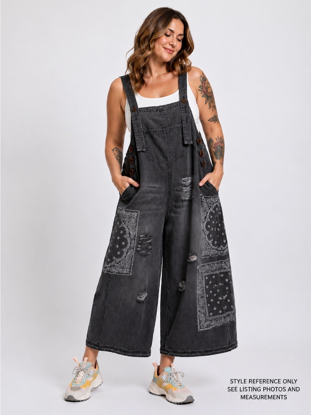 NWT Easel High Hopes Overalls L